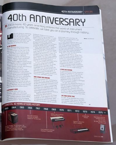 Korg-Magazines 02,3 Rack Series brochure